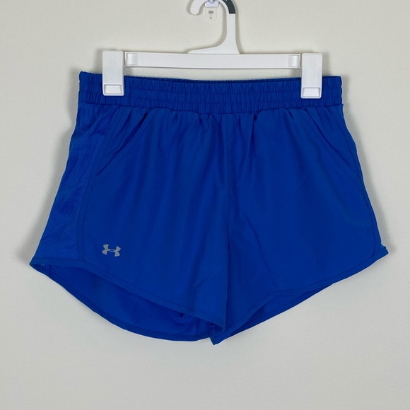 Under Armour Pants - Under Blue Armor Heat Gear Running Shorts Small